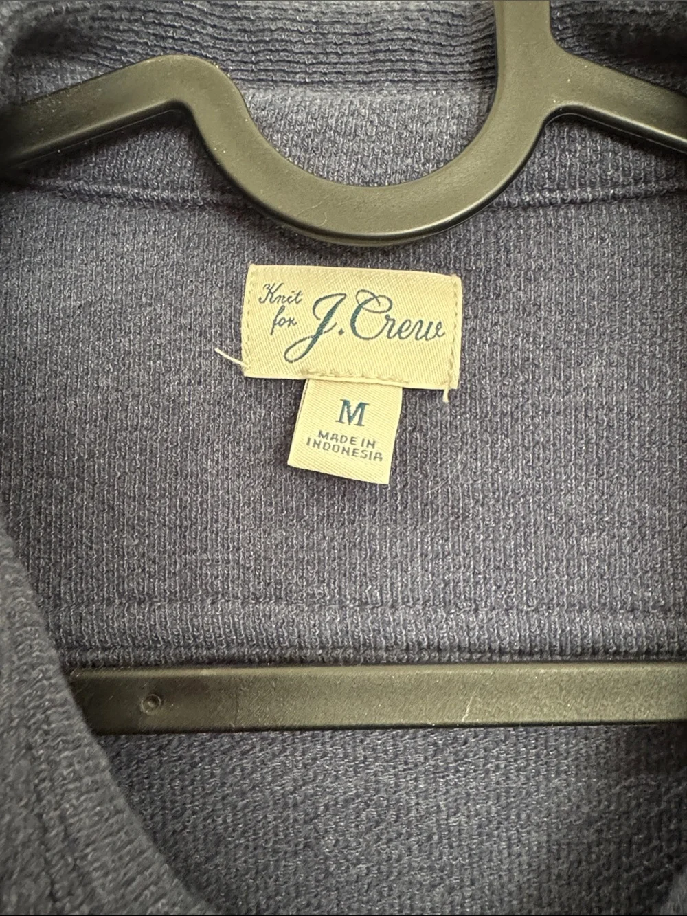 J. Crew Blue Button-Front Shirt Jacket